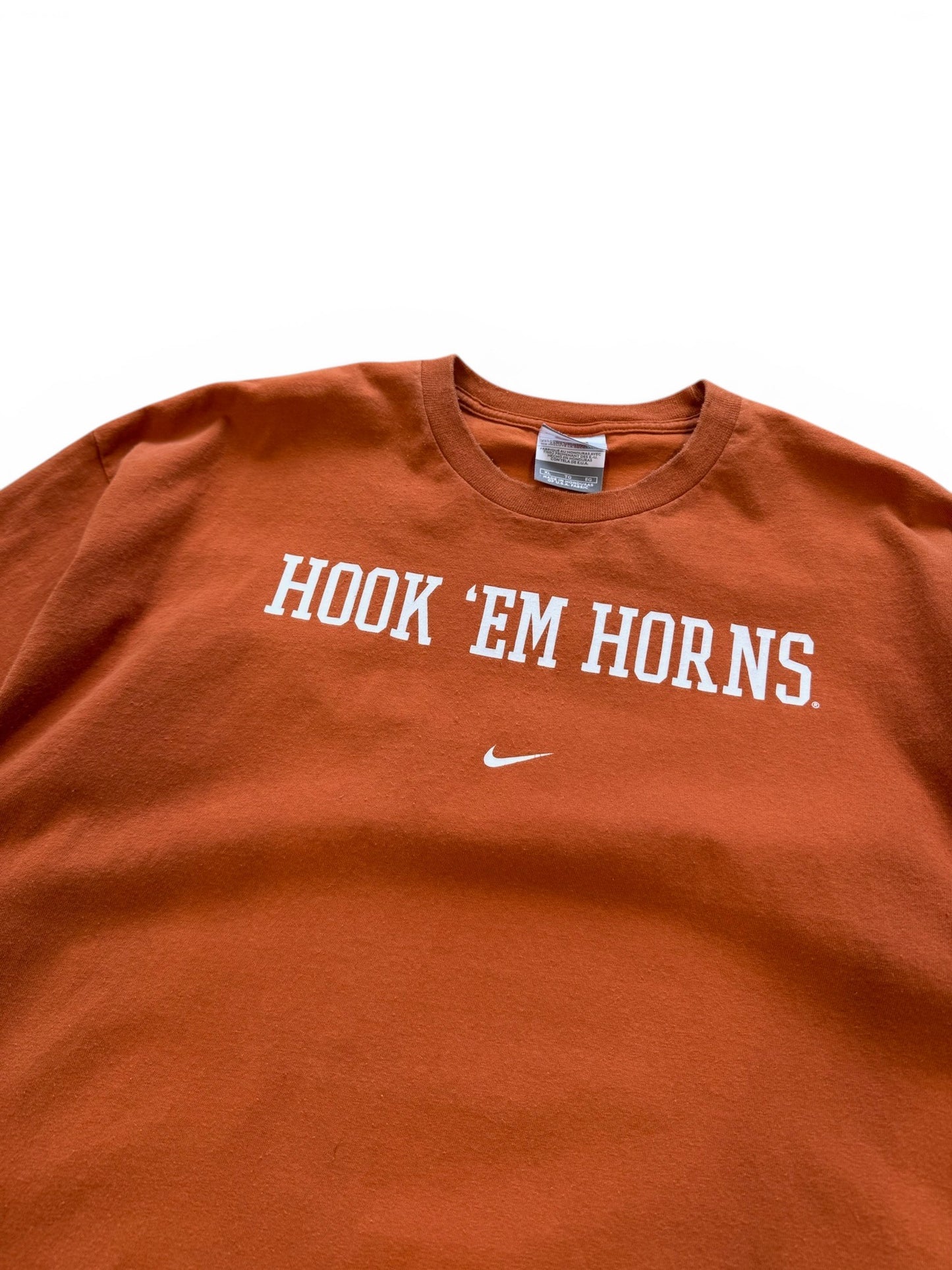 (XL) 00s Nike Texas Longhorns "Hook Em" T-Shirt