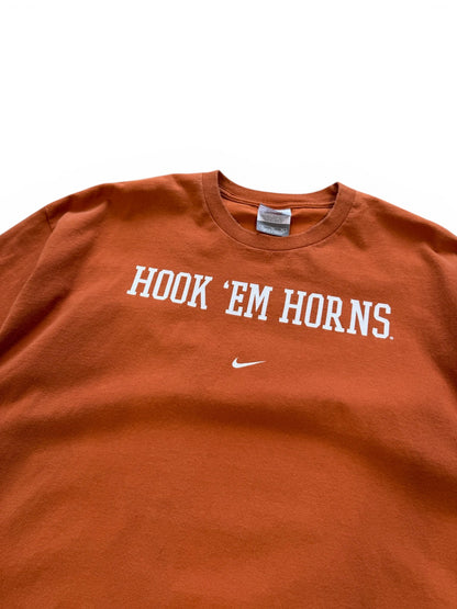 (XL) 00s Nike Texas Longhorns "Hook Em" T-Shirt