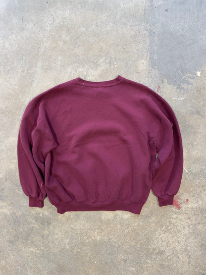 (XXL) Vtg Russell Athletics Burgundy Crewneck