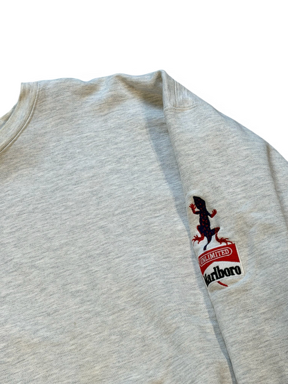 (XL) 90s Marlboro Gecko Grey Sweatshirt
