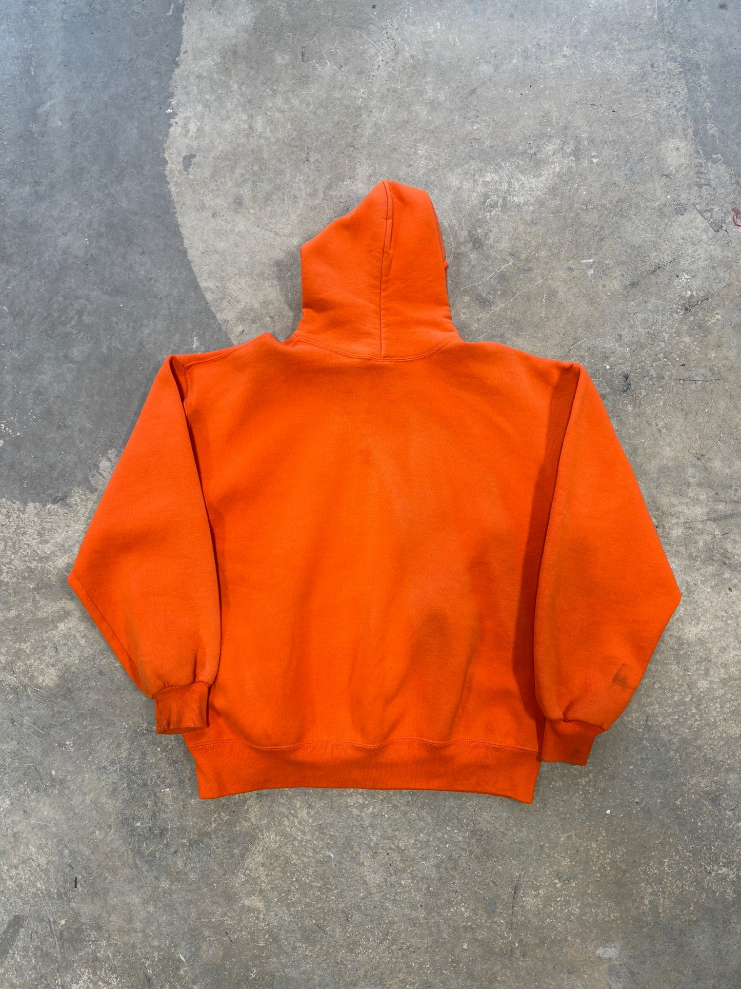 (XL) Vtg Russell Athletics Hoodie Orange