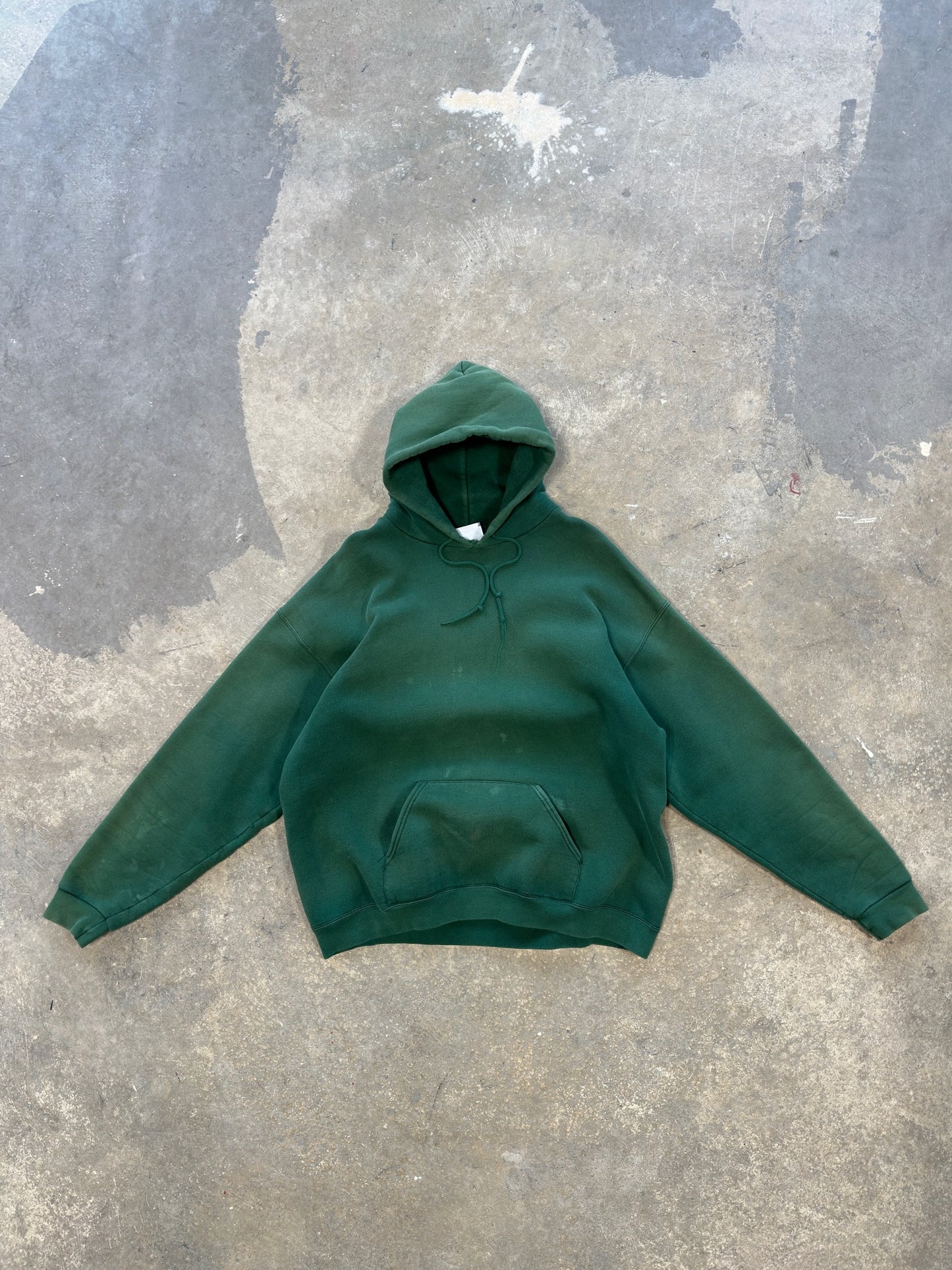(XL) 90s Lee Green Blank Hoodie