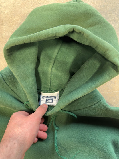 (XL) 90s Lee Green Blank Hoodie