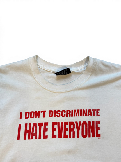 (L) Vintage I Hate Everyone Cutoff Shirt