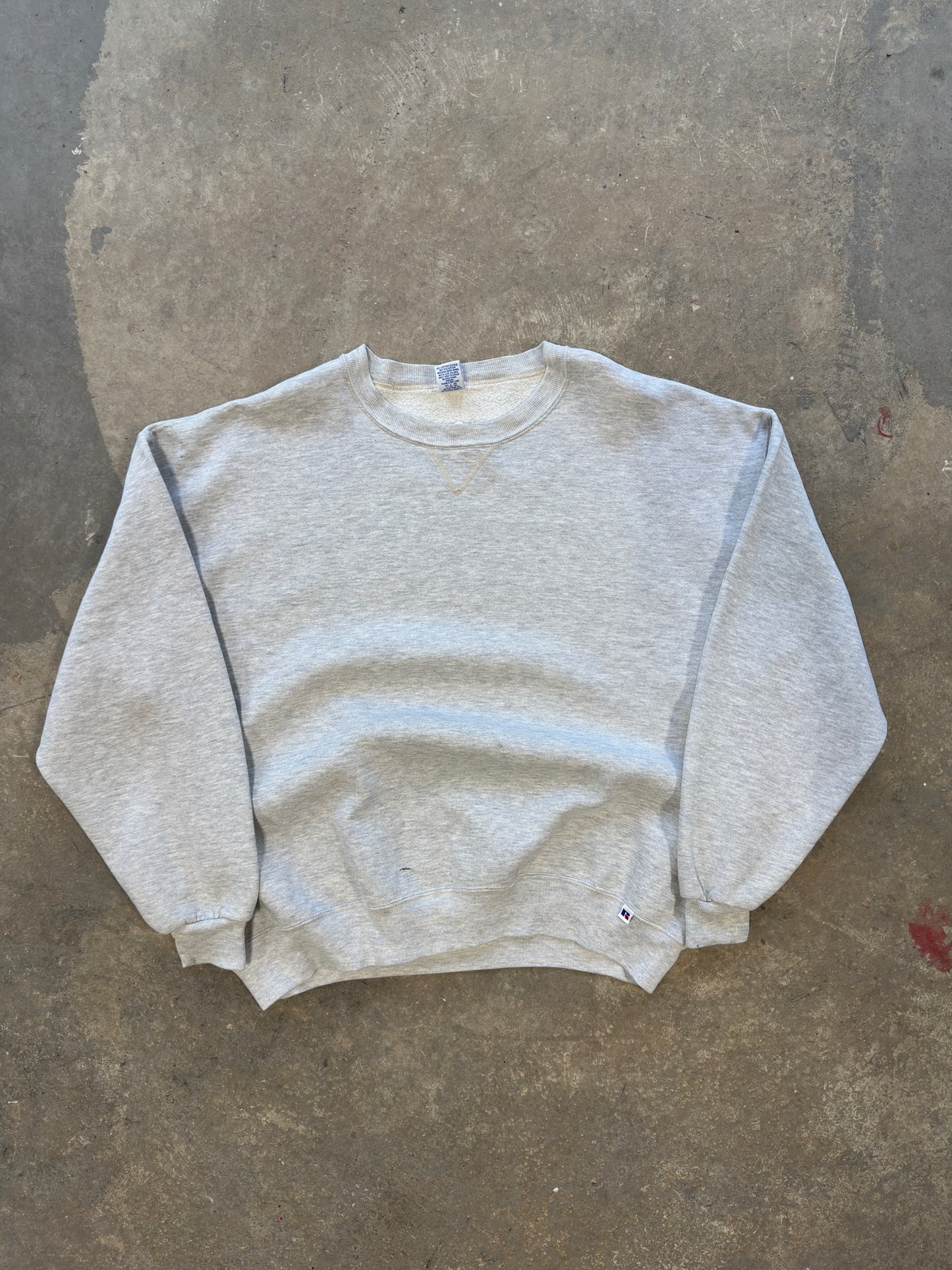 (XXL) Vtg Russell Athletics Grey Crewneck