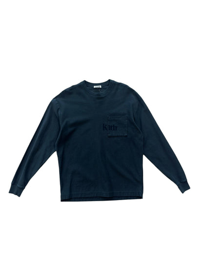 (XS) Kith Heavyweight Black Longsleeve Shirt