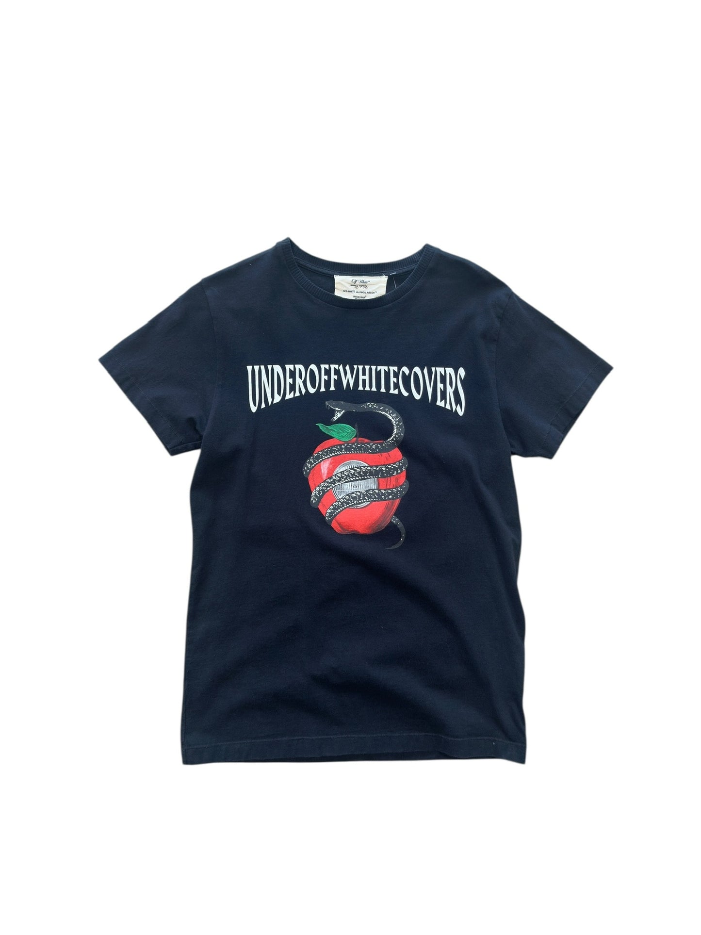 (S) Off White x Undercover Snake Black Tee
