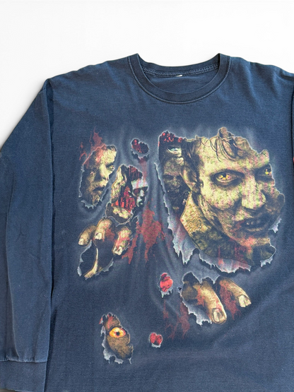 (XL) 00s The Walking Dead Zombie Longsleeve