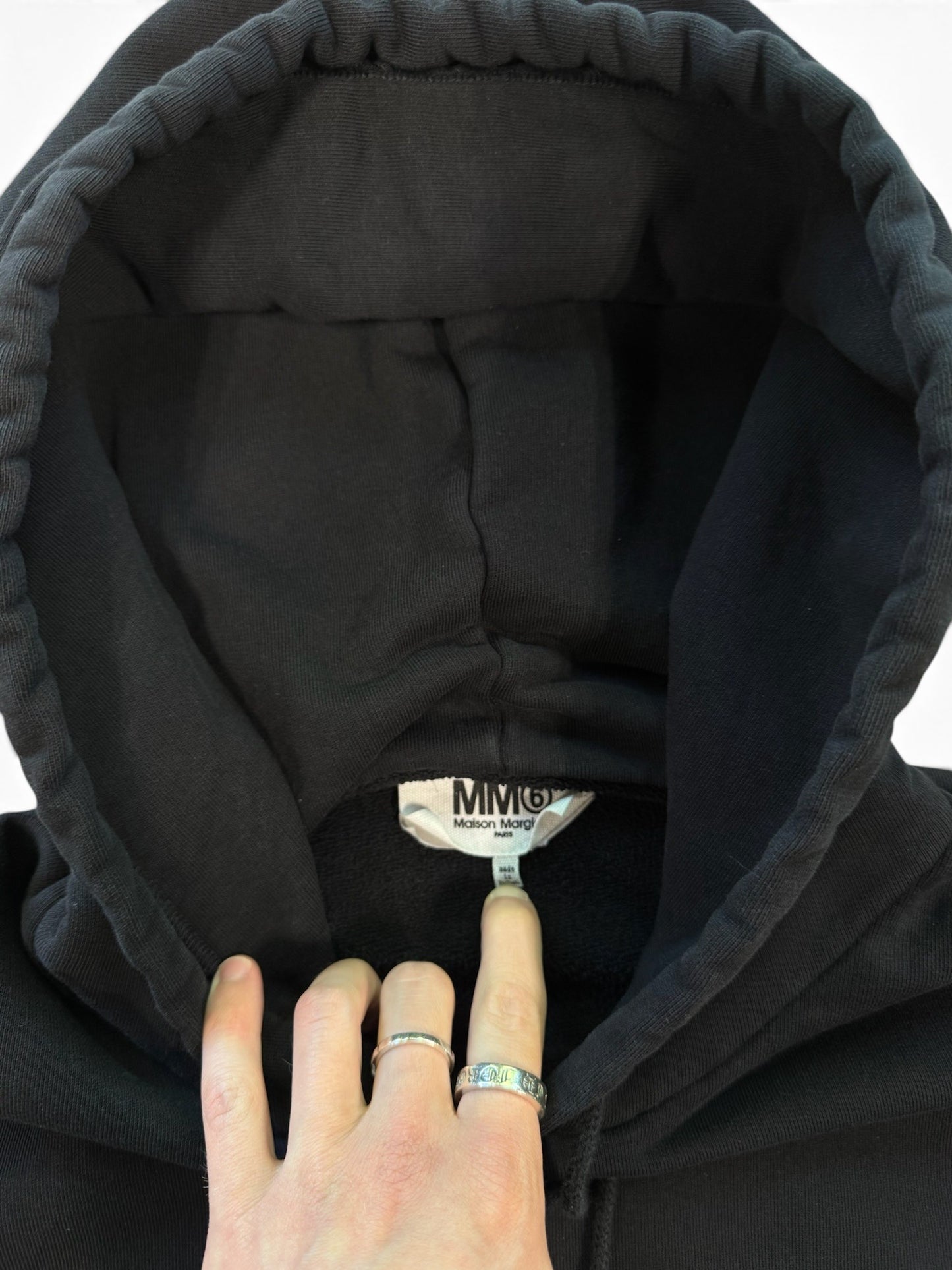 (L) Maison Margiela Snake Black Hoodie