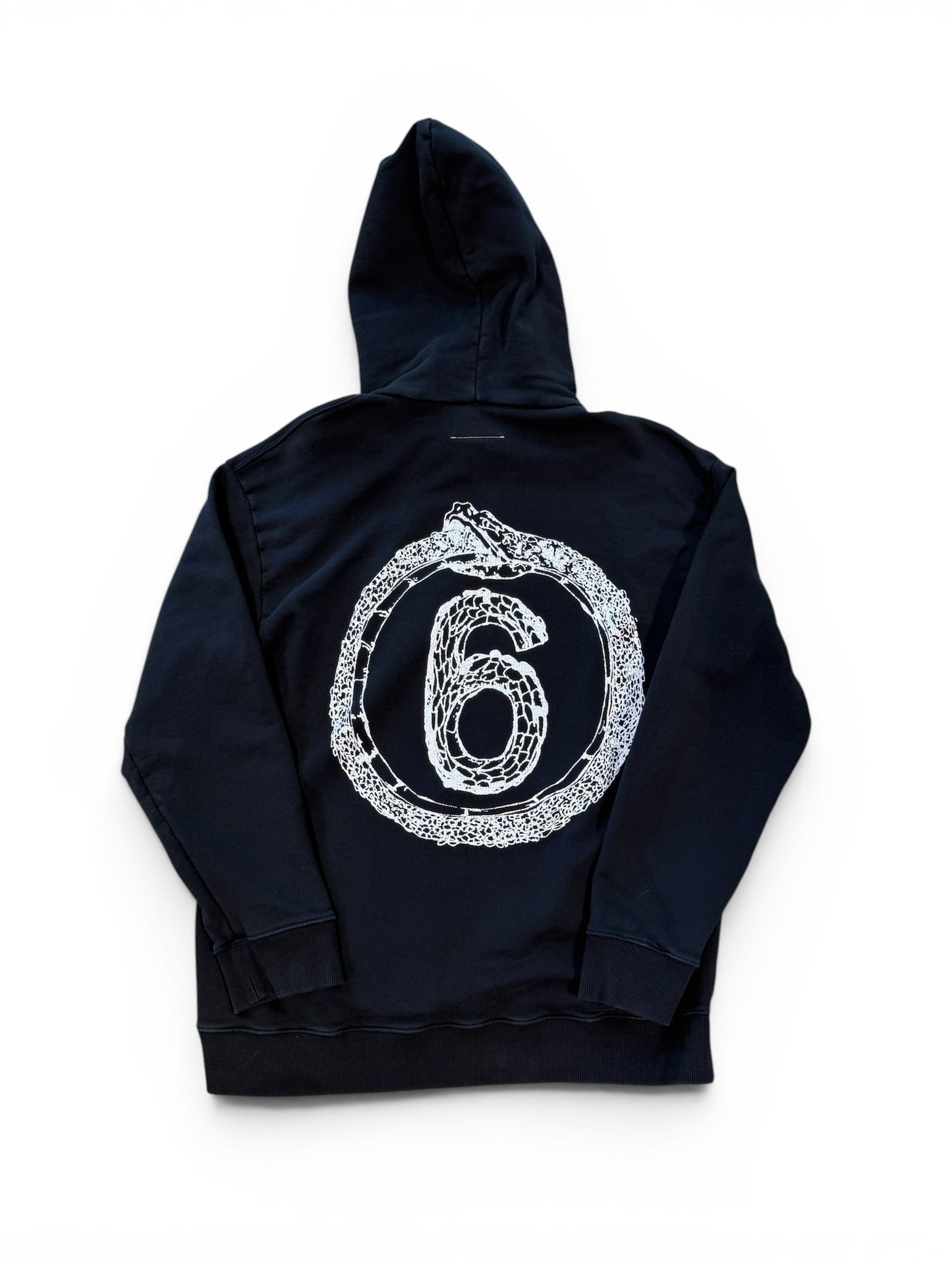 (L) Maison Margiela Snake Black Hoodie