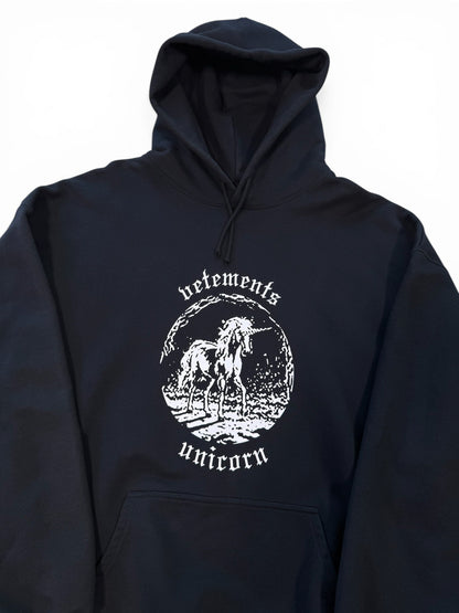 (L) Vetements Unicorn Logo Hoodie