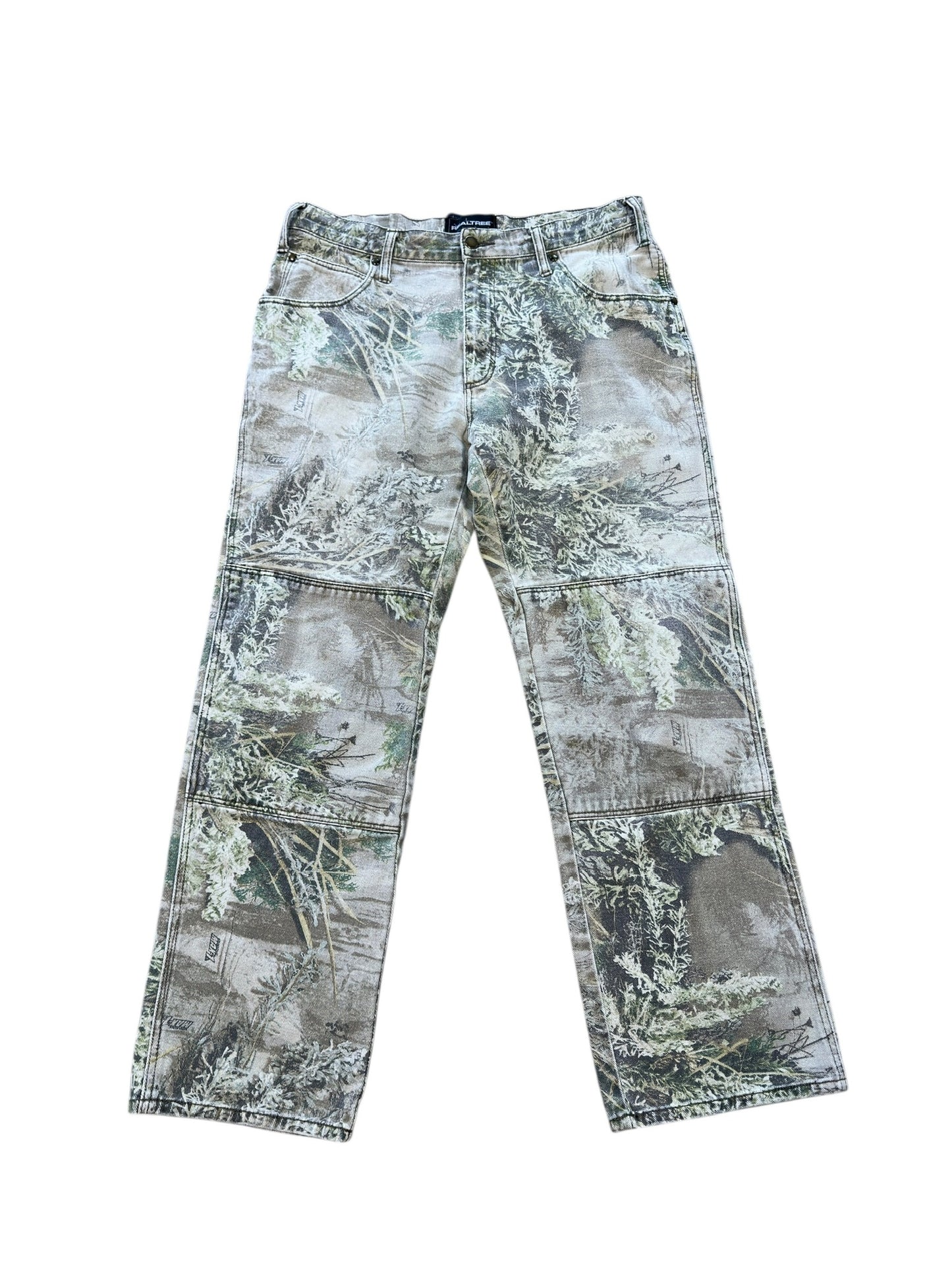 (34 Waist) Vtg Real Tree Camo Work Pants