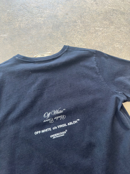(S) Off White x Undercover Snake Black Tee
