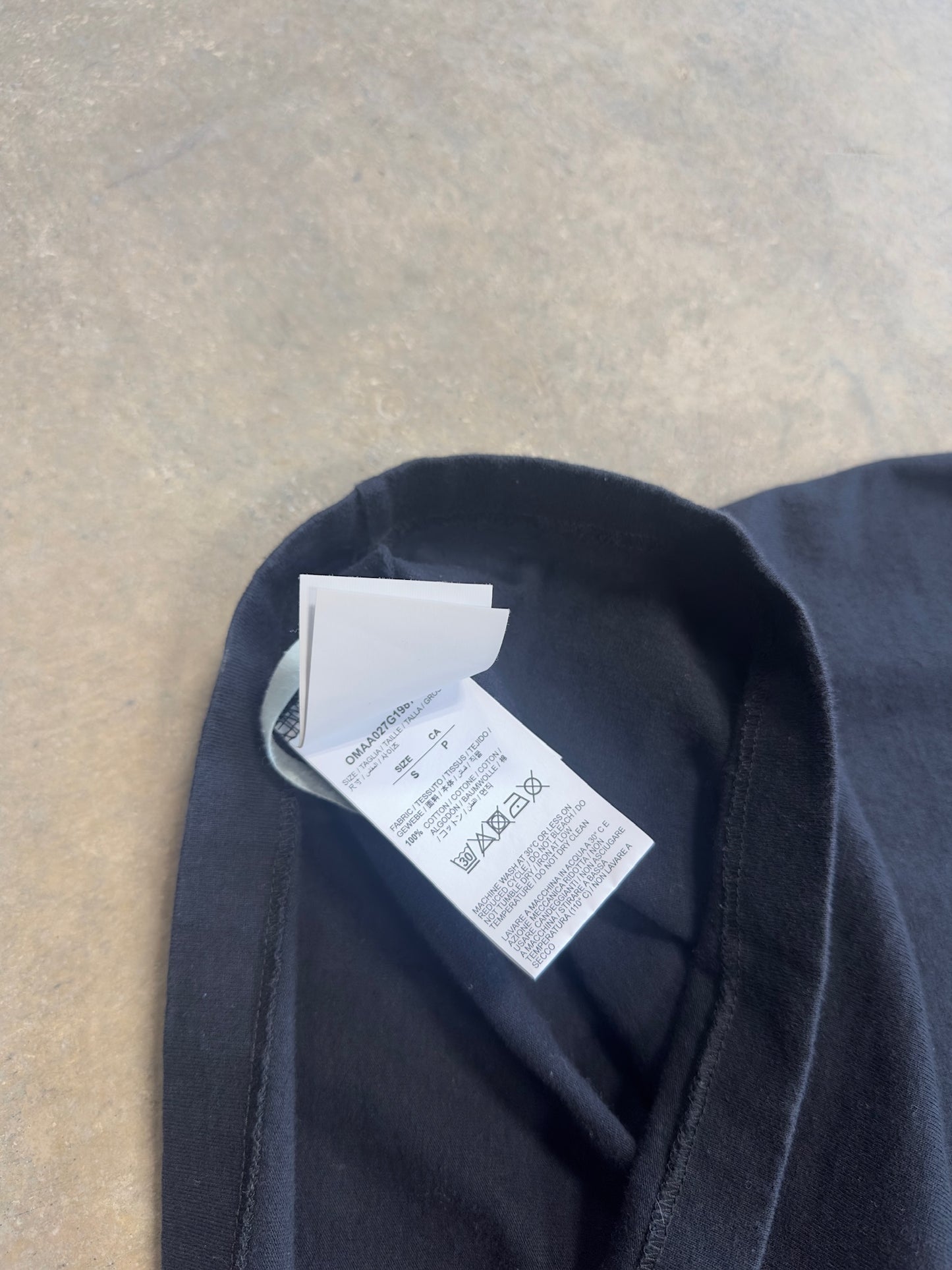 (S) Off White x Undercover Snake Black Tee