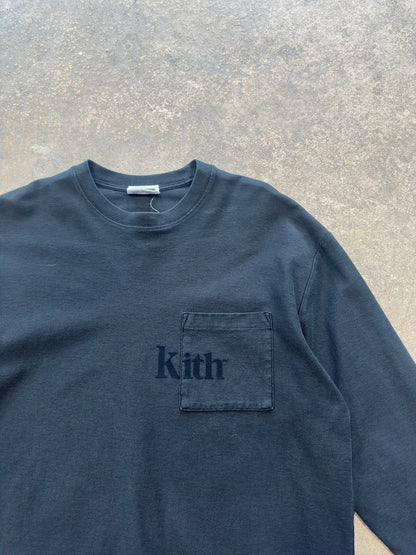 (XS) Kith Heavyweight Black Longsleeve Shirt