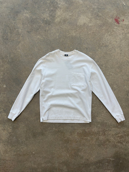 (XS) Kith Heavyweight White Longsleeve Shirt