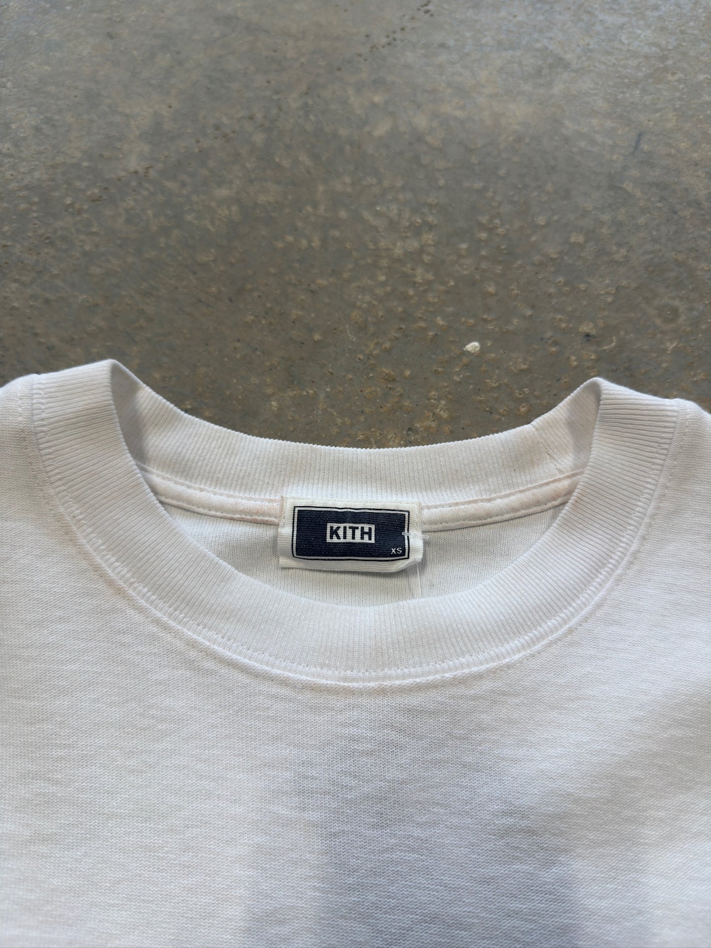 (XS) Kith Heavyweight White Longsleeve Shirt