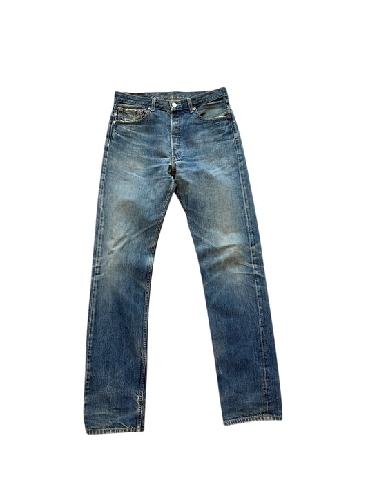 (33) Vtg Levi’s Salvaged Denim 501’s