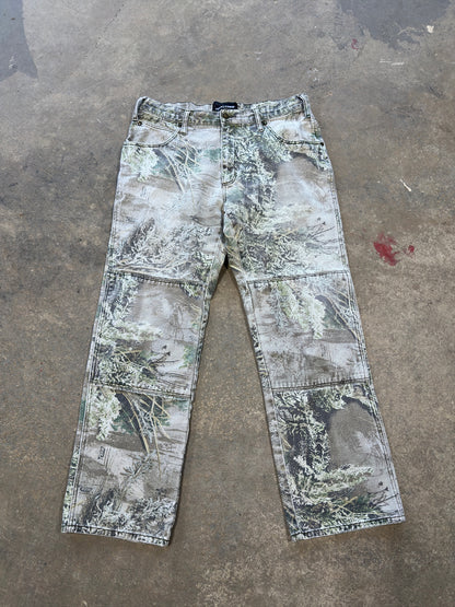 (34 Waist) Vtg Real Tree Camo Work Pants