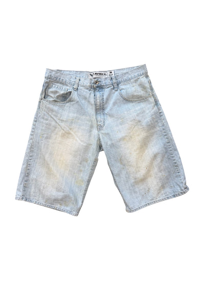 (38) Y2K Avirex Faded Jorts