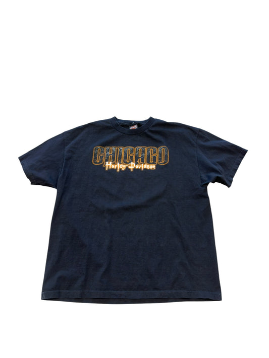 (XXL) 00's Harley Davidson Chicago T-Shirt