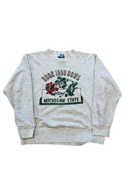 (XL) 1988 Rose Bowl Michigan State Crewneck