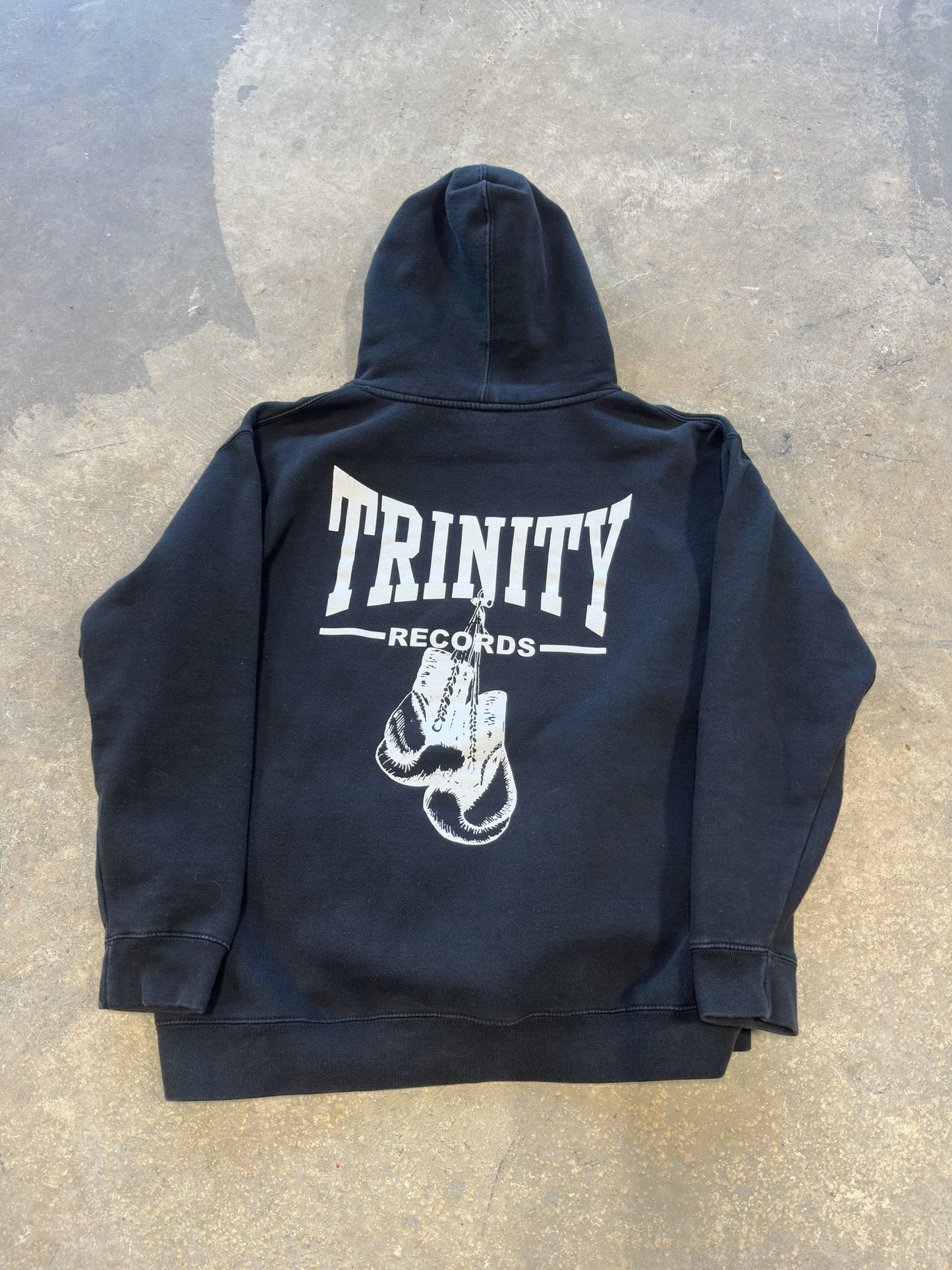 (L) 00s Trinigy Records Boxing Hoodie