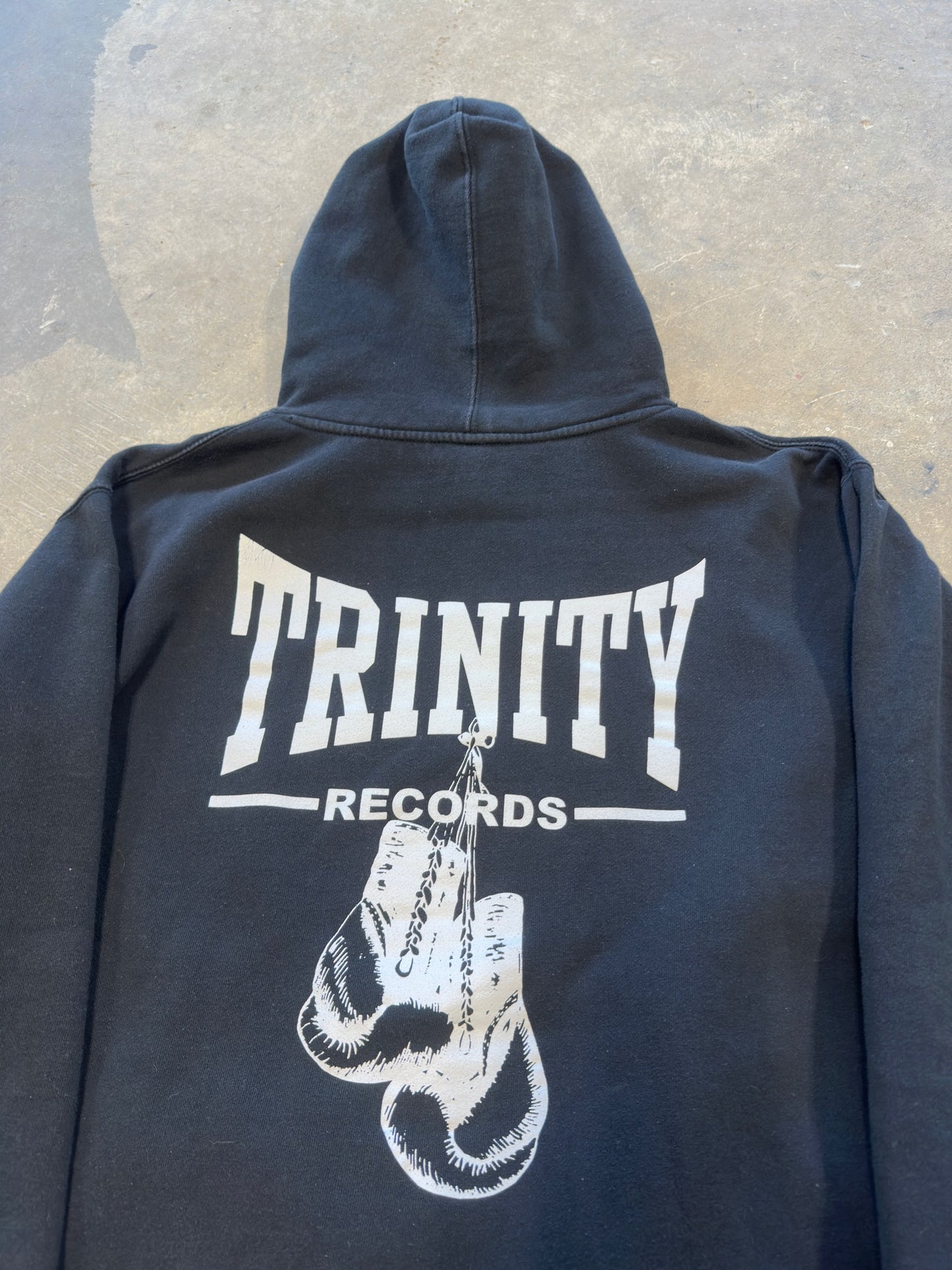 (L) 00s Trinigy Records Boxing Hoodie