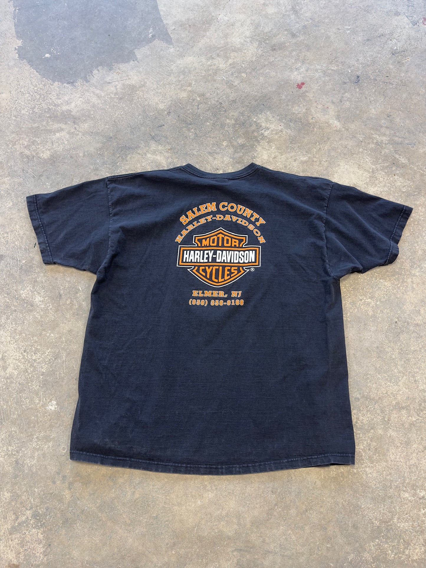 (XXXL) 01" Harley Davidson Elmer NJ T-Shirt