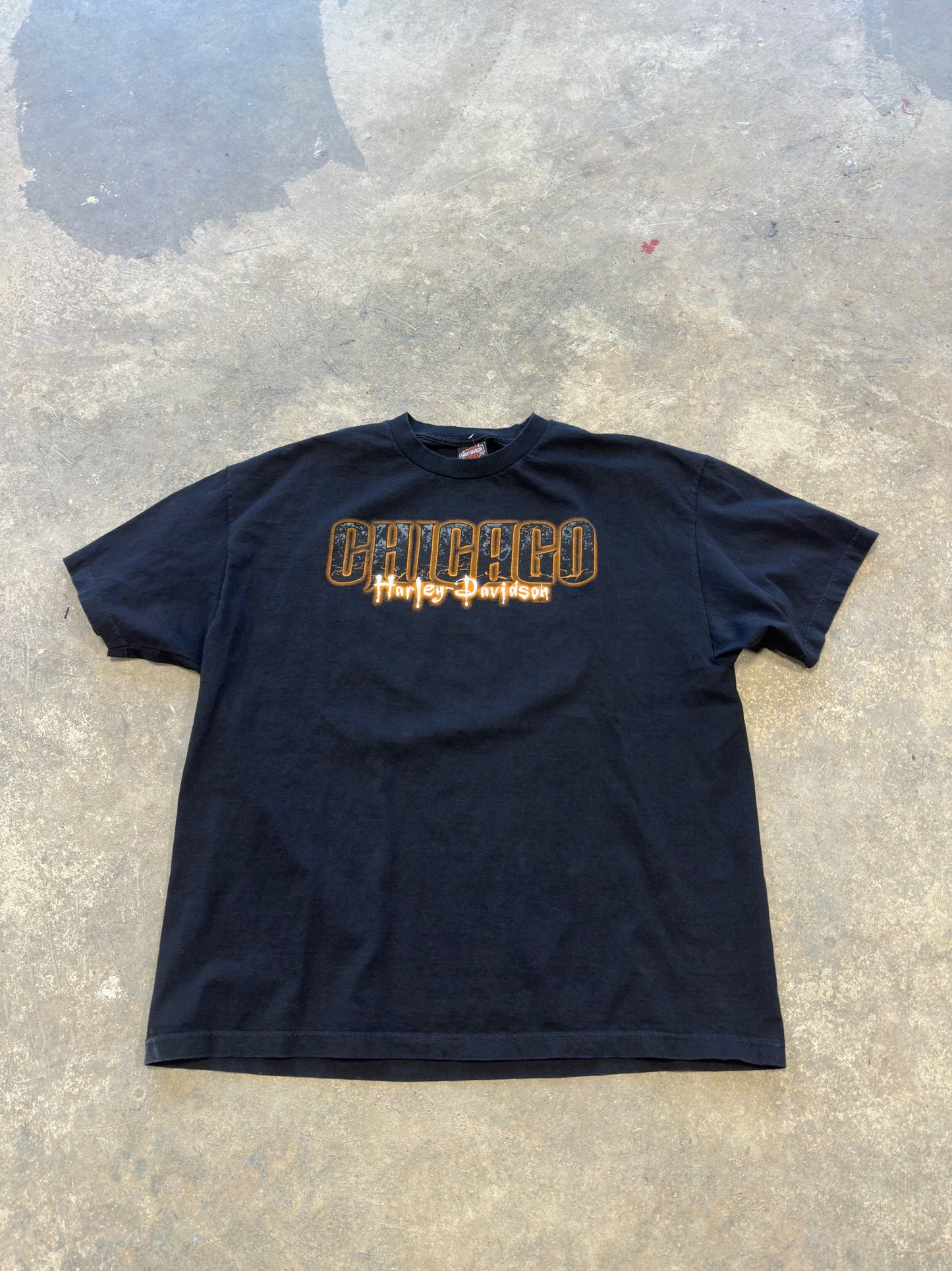 (XXL) 00's Harley Davidson Chicago T-Shirt