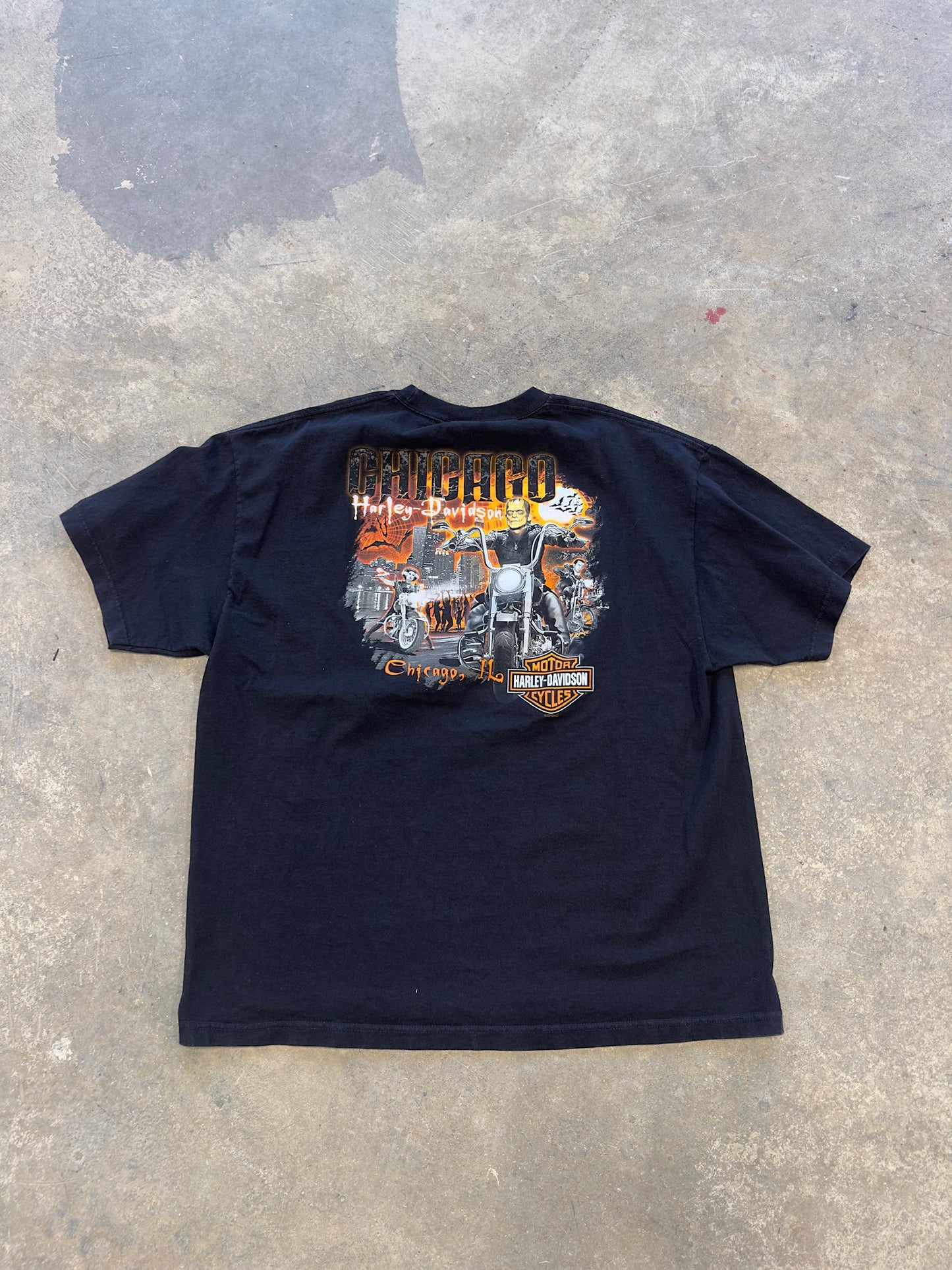 (XXL) 00's Harley Davidson Chicago T-Shirt