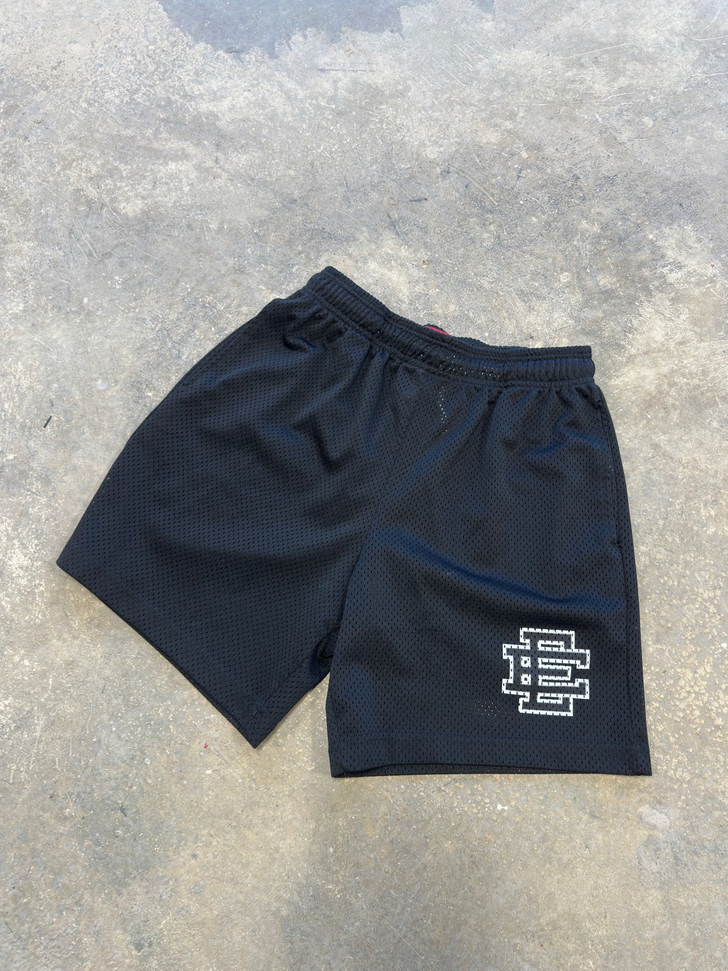 (L) Eric Emmanuel Classic Black Shorts