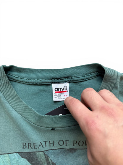 (L) Vintage 90s Orca Whale Breath Of Power T-Shirt