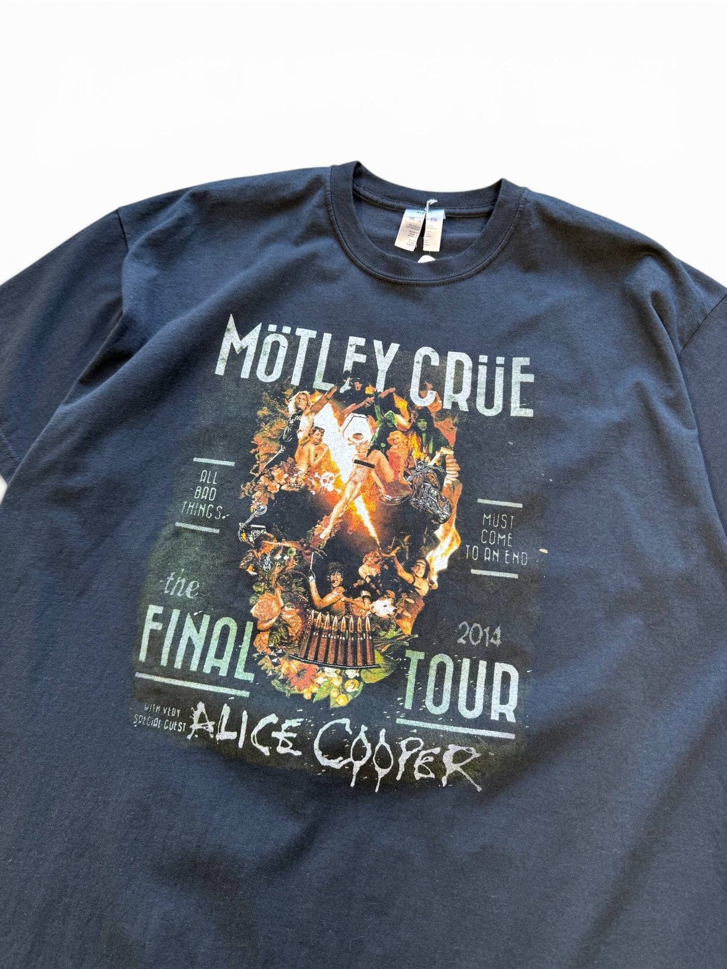 (XXL) 2014 Motley Crue Final Tour T-Shirt