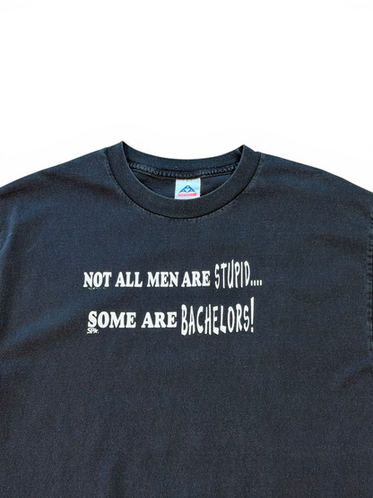 (L) Vintage Men Are Bachelors Humor Tee