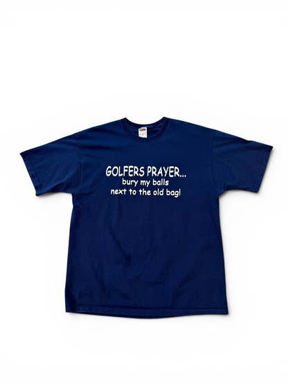 (XL) Vintage Golfers Prayer Humor Tee
