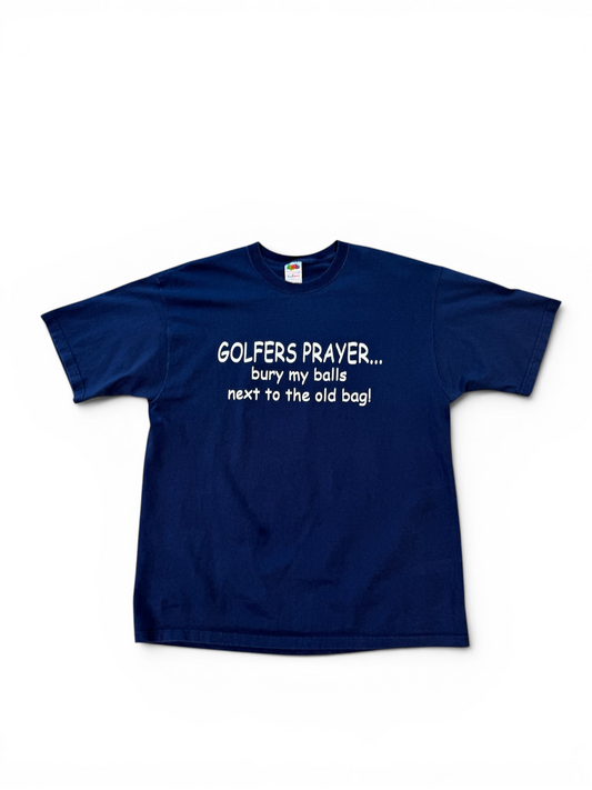 (XL) Vintage Golfers Prayer Humor Tee