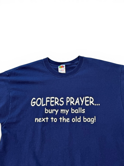 (XL) Vintage Golfers Prayer Humor Tee