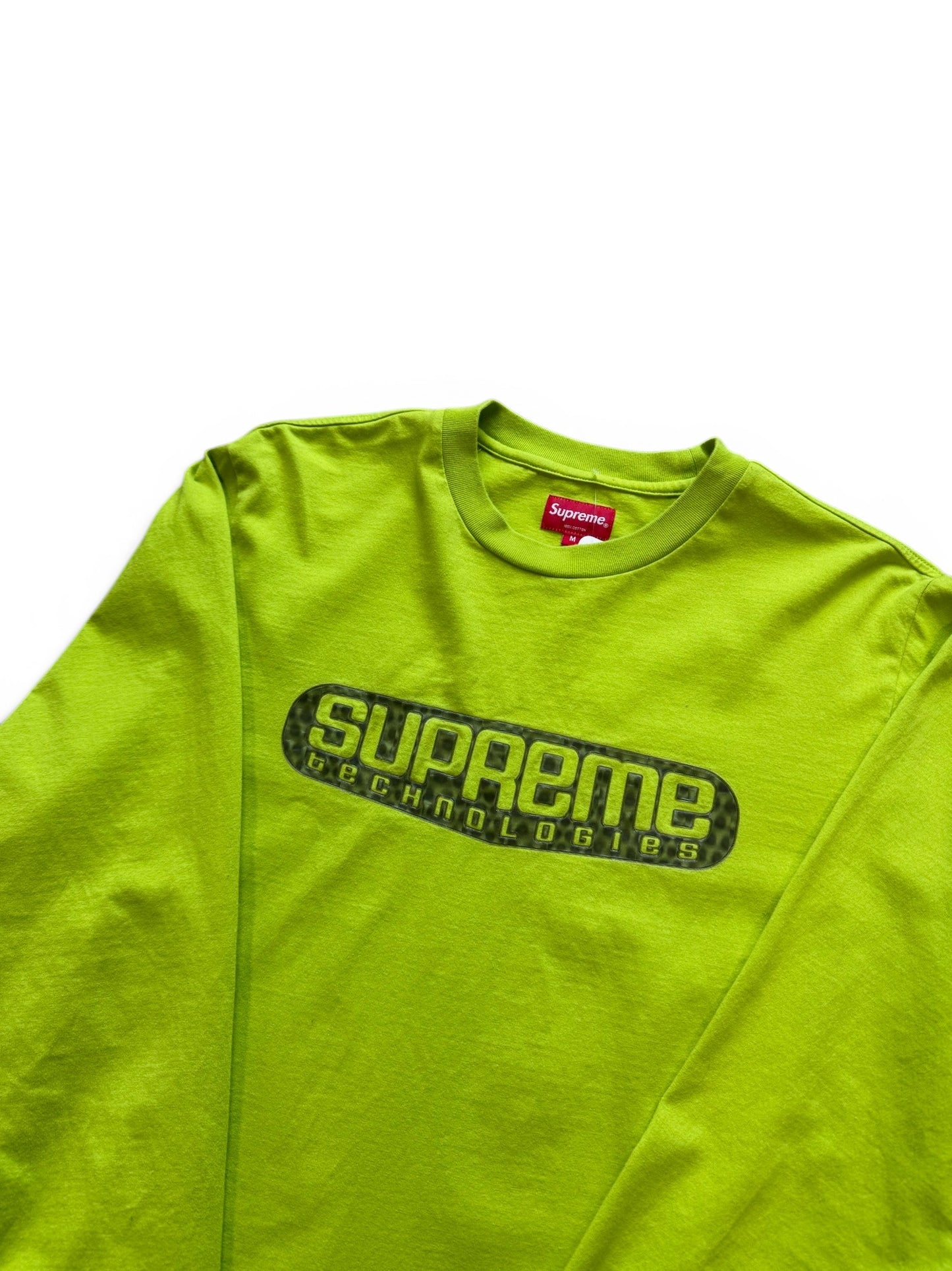 (M) Supreme Technologies Green Long Sleeve Shirt