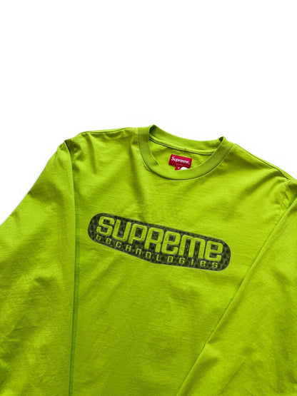 (M) Supreme Technologies Green Long Sleeve Shirt