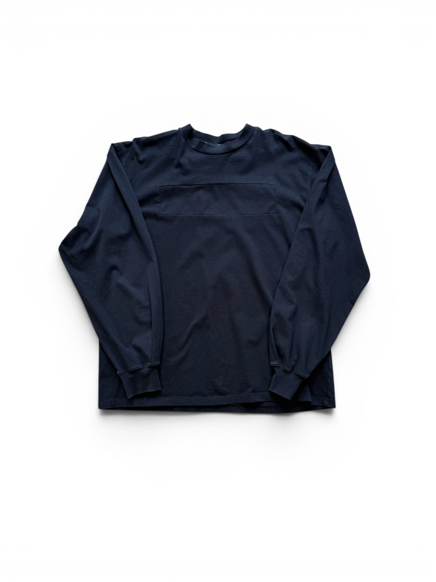 (XL) Norse Projects Cutout Logo Black Long Sleeve