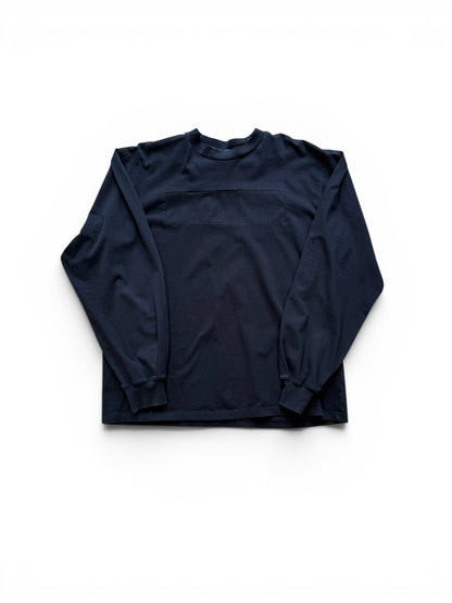 (XL) Norse Projects Cutout Logo Black Long Sleeve