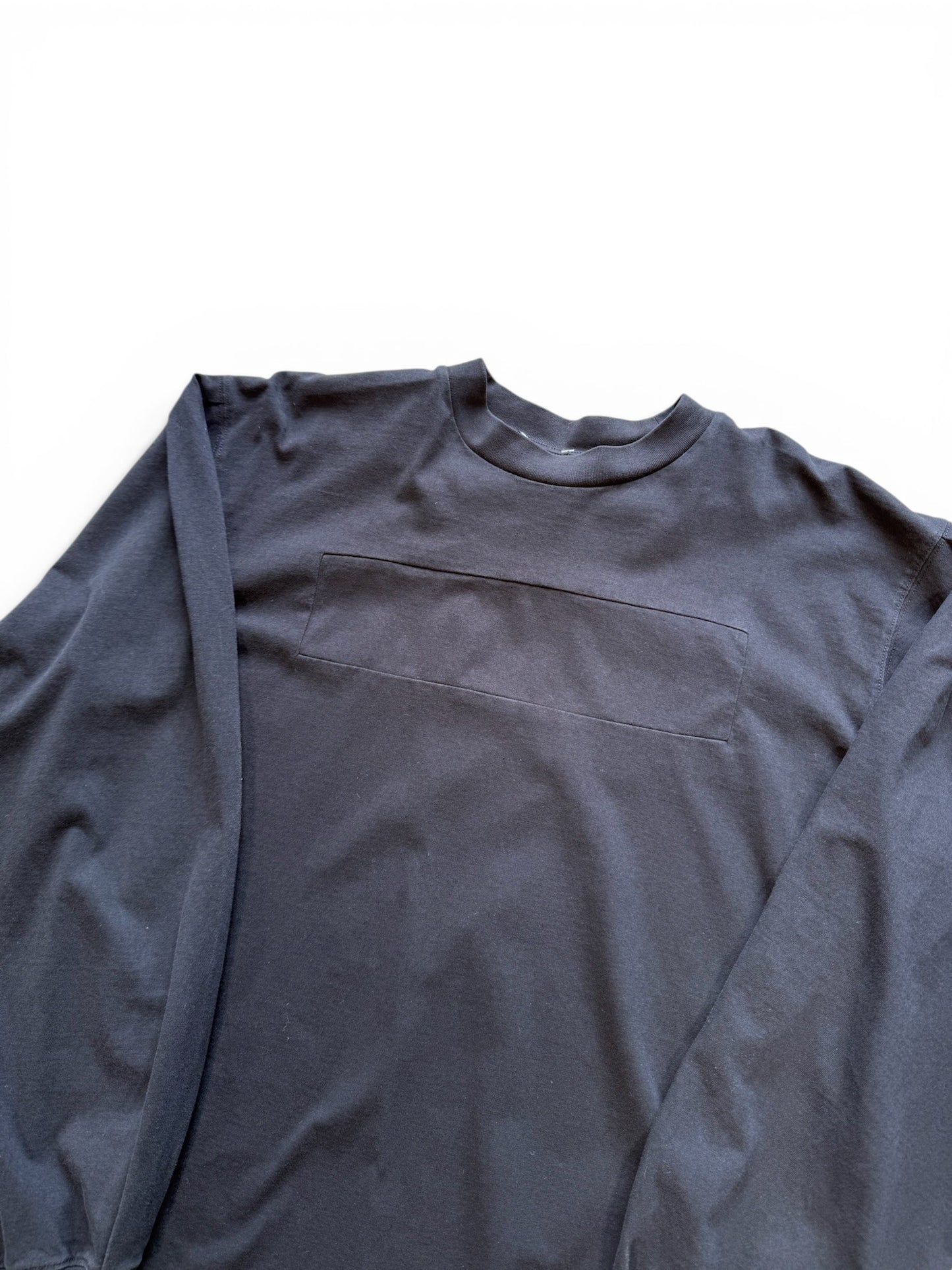 (XL) Norse Projects Cutout Logo Black Long Sleeve