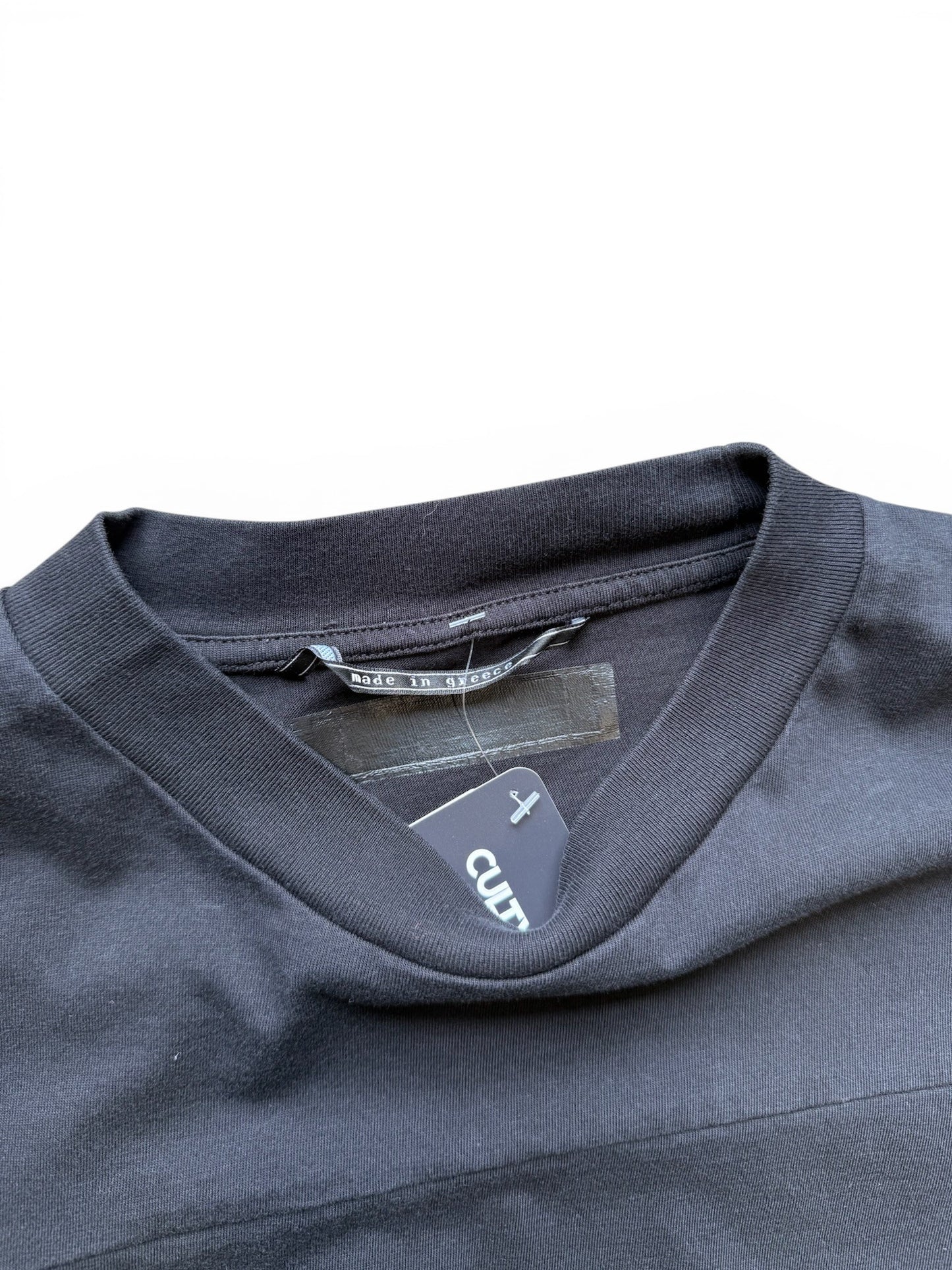 (XL) Norse Projects Cutout Logo Black Long Sleeve