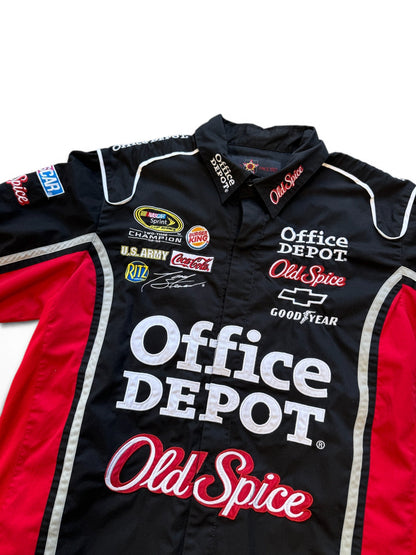(L) Vintage NASCAR Jeff Hamilton Button-Up Shirt