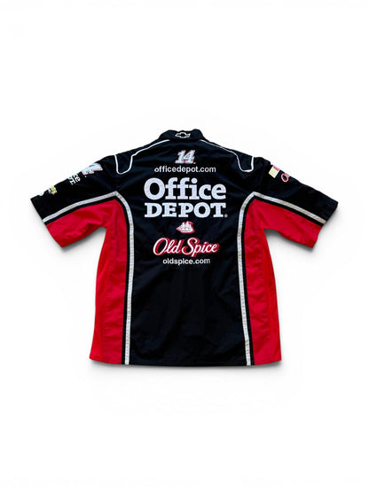 (L) Vintage NASCAR Jeff Hamilton Button-Up Shirt