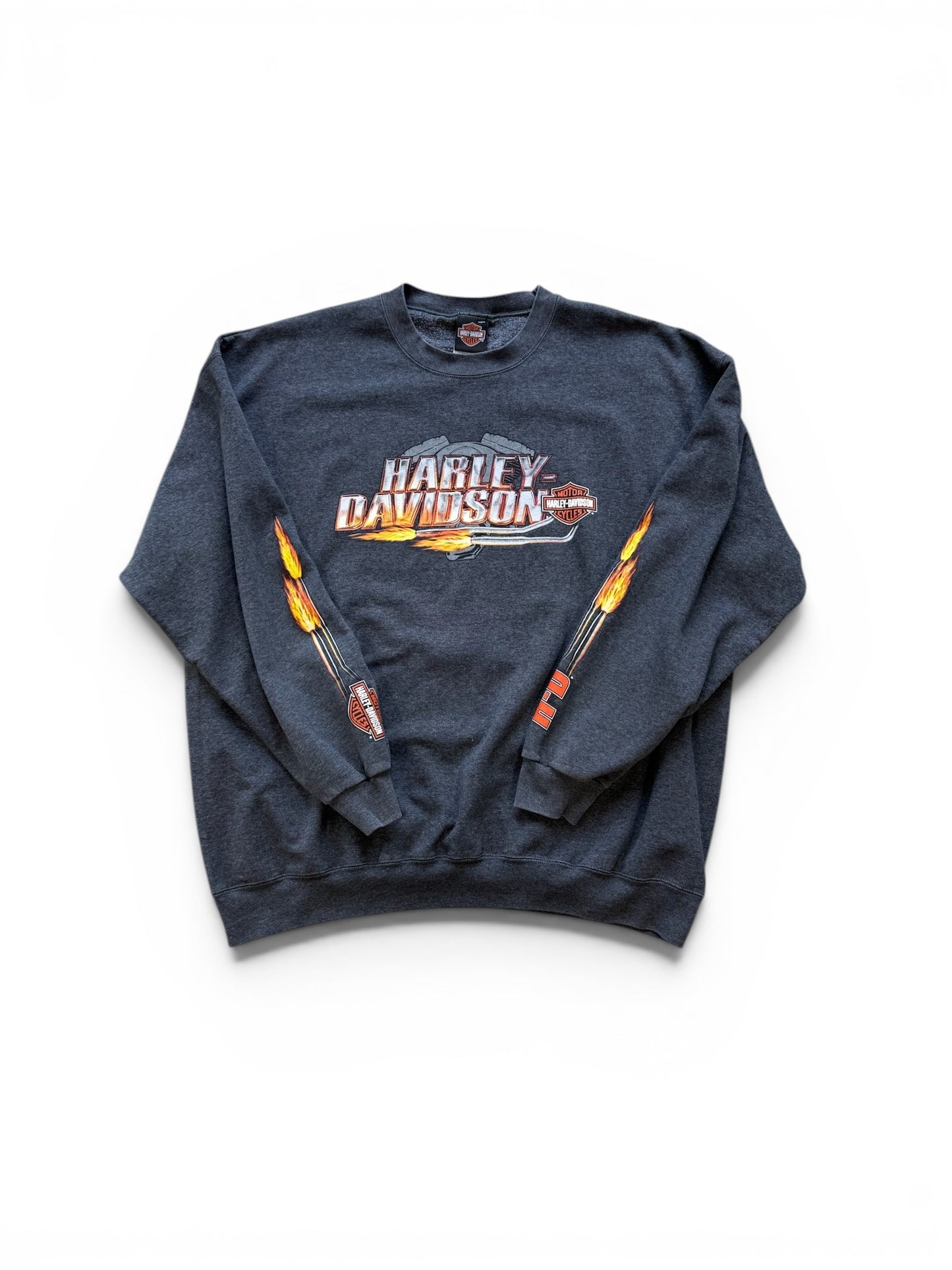 (XL) Vintage Harley Davidson West Bridgewater Crewneck