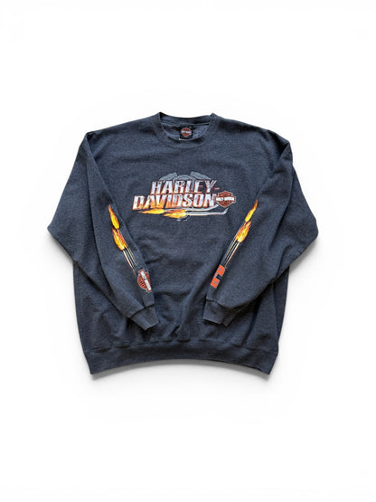 (XL) Vintage Harley Davidson West Bridgewater Crewneck