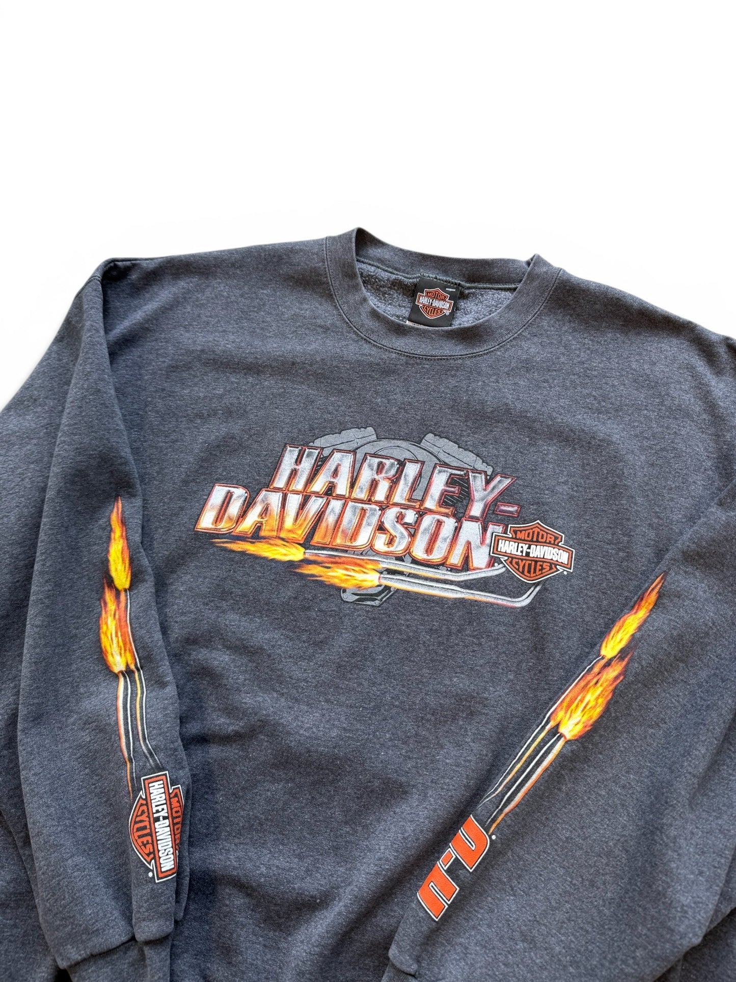 (XL) Vintage Harley Davidson West Bridgewater Crewneck