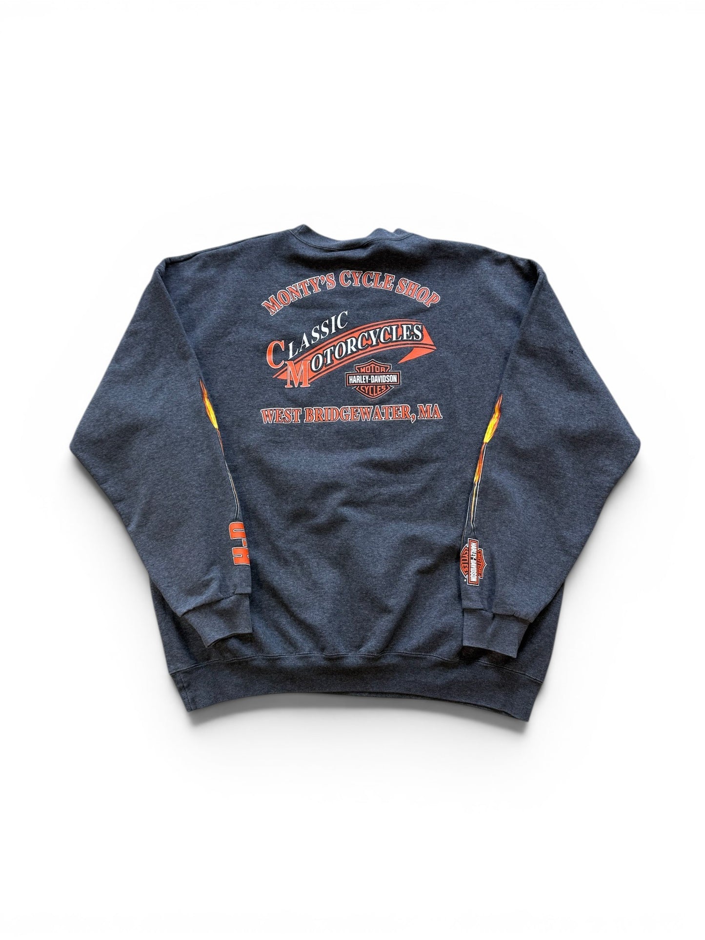 (XL) Vintage Harley Davidson West Bridgewater Crewneck